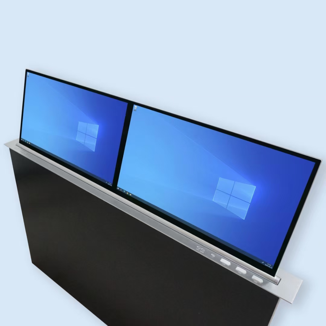 带话筒桌牌升降屏